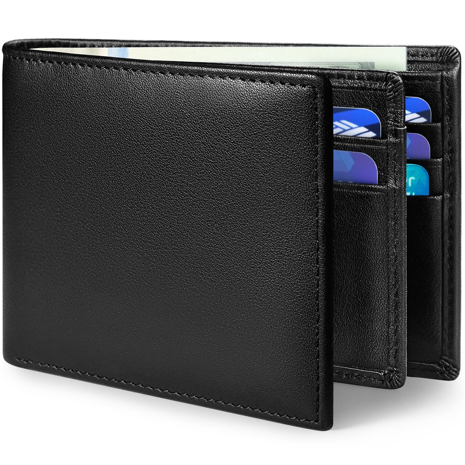 MARZAHAR Genuine Leather Mens Wallet
