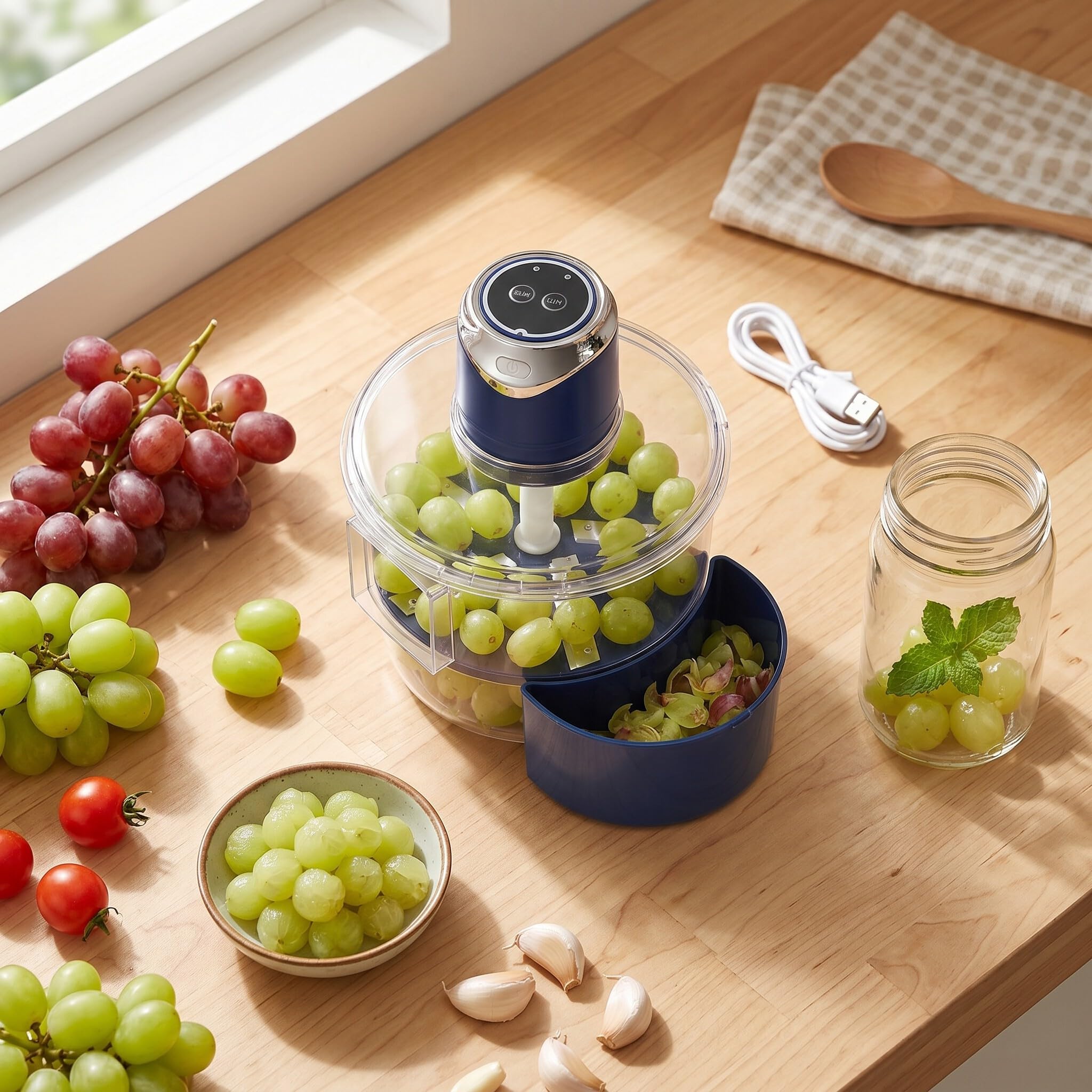 Zerodis Pelapatate Elettrico per Frutta e Verdura Pelapatate Elettrico Ad Alta velocità da 50 W per Utensili da per la Domestica