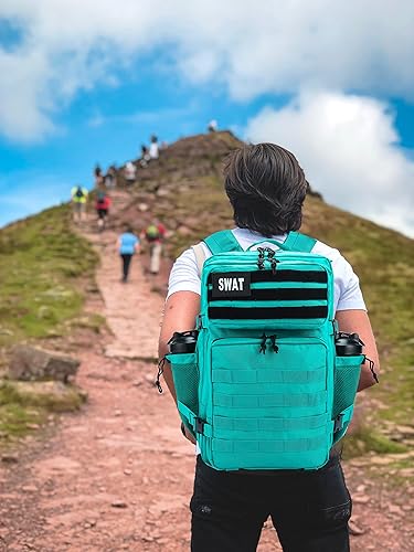 Miniatura 172 de LHI Military Tactical Backpack for Men Molle Daypack 45L Army 3 Days Assault Pack Bag Large Rucksack With Bottle Holder(12*20*12)