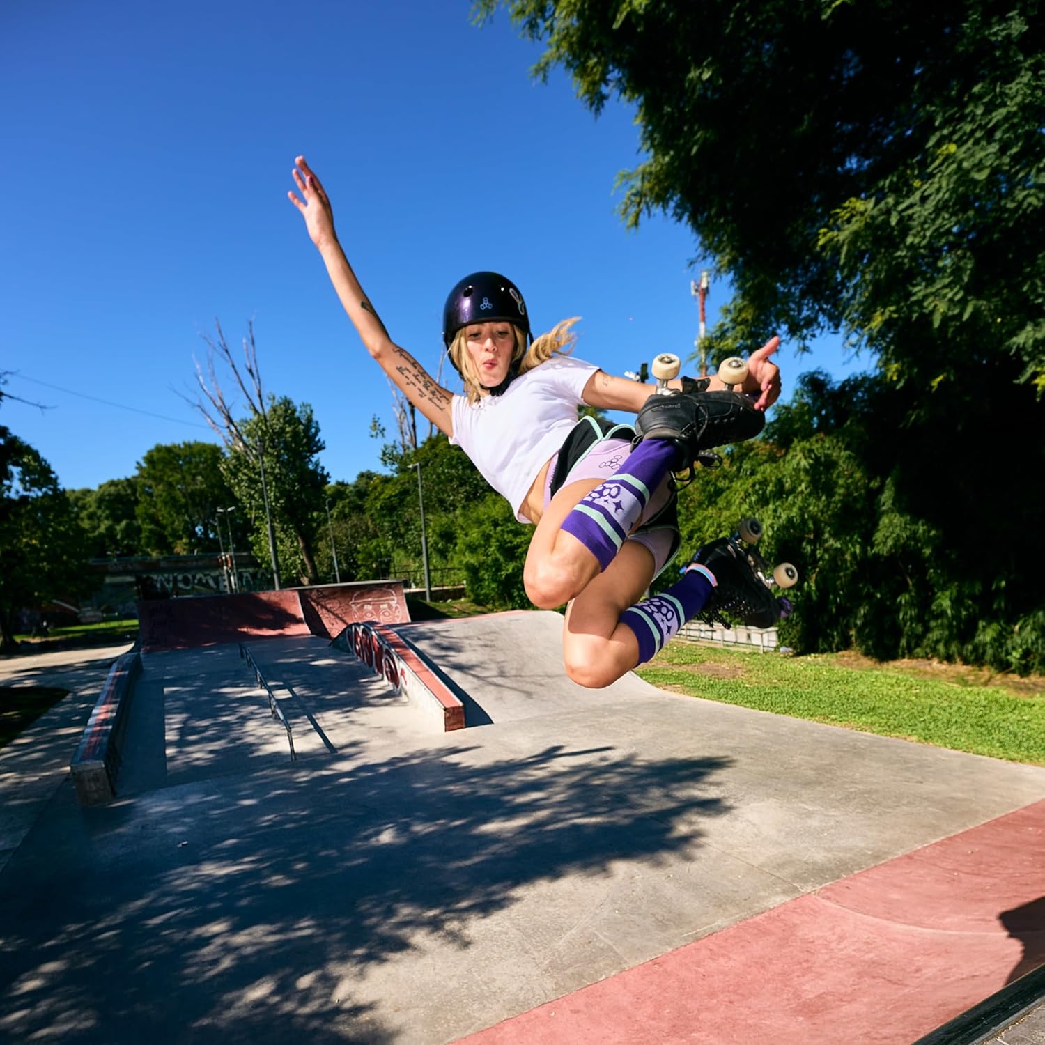 Triple Eight Bumsaver Padded Shorts, Barbi Patin Signature Edition – Ideal for Roller Skating, in-Line Skating/Rollerblading