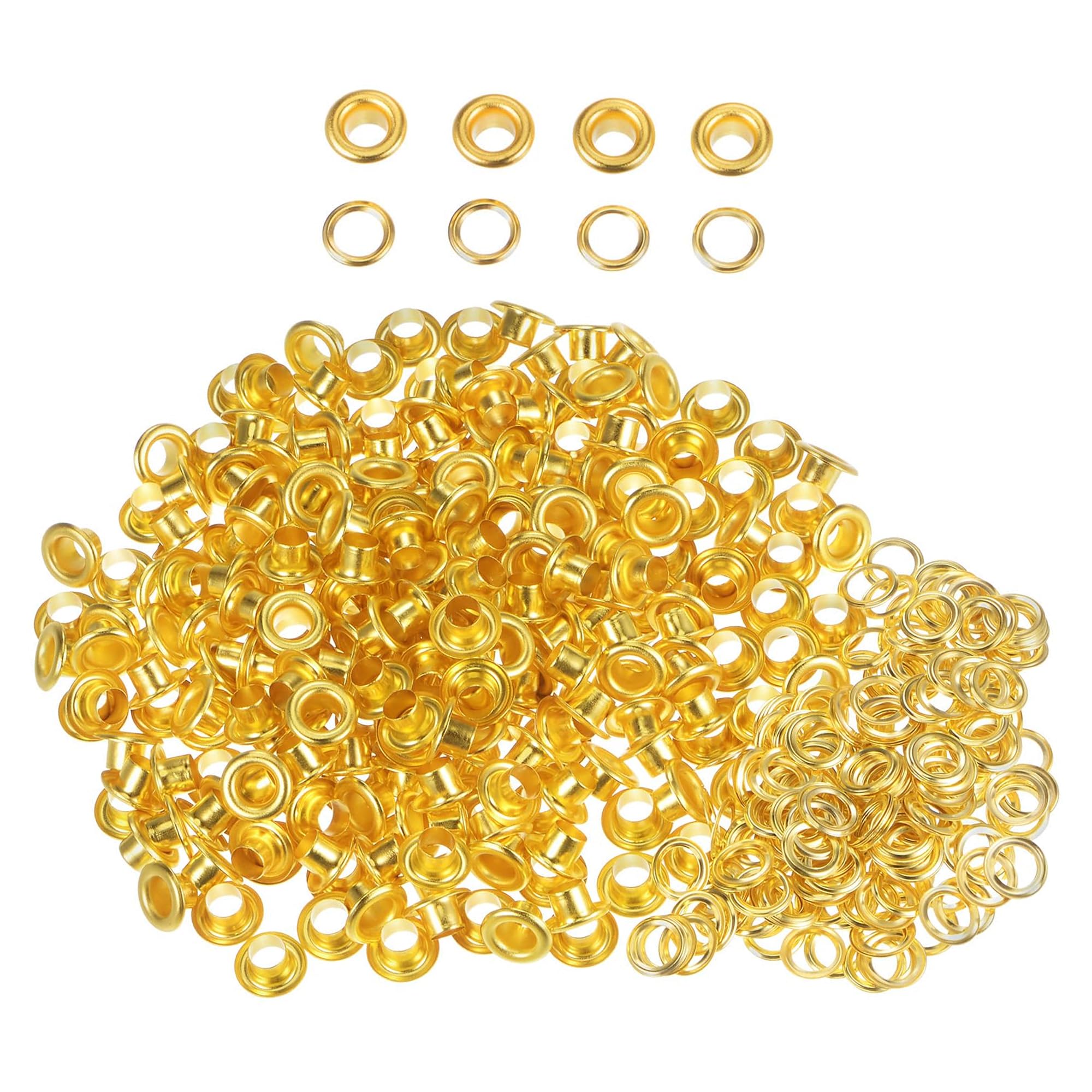 Œillets dorés de 5 mm de qualité supérieure en fer pour finitions de maroquinerie de luxe