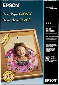 Epson Papel fotográfico brilhante, 10 x 15 cm, 50 folhas (S041809)