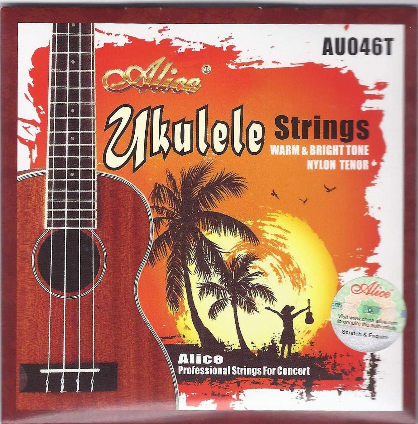 Alice AU046T Tenor Ukulele Strings Set GCEA Musical Instruments