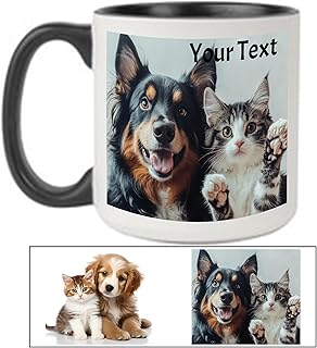 Custom Photo Ceramic Coffee Mug, Jumbo Sized-20oz, Glossy or Matte Finis...