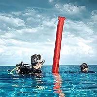 Vista 3 de SCUBAPRO Boya marcador de superficie, naranja, 3.5 pies