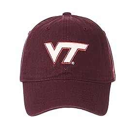 NCAA Zephyr Virginia Tech Hokies Mens Scholarship Relaxed Hat, Adjustable, Team Color