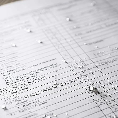 Miniatura 7 de Rite in the Rain Papel de fotocopiadora resistente a la intemperie, legal, 8.5 x 14 pulgadas, blanco 20#, paquete de 500 hojas (No. 208514)