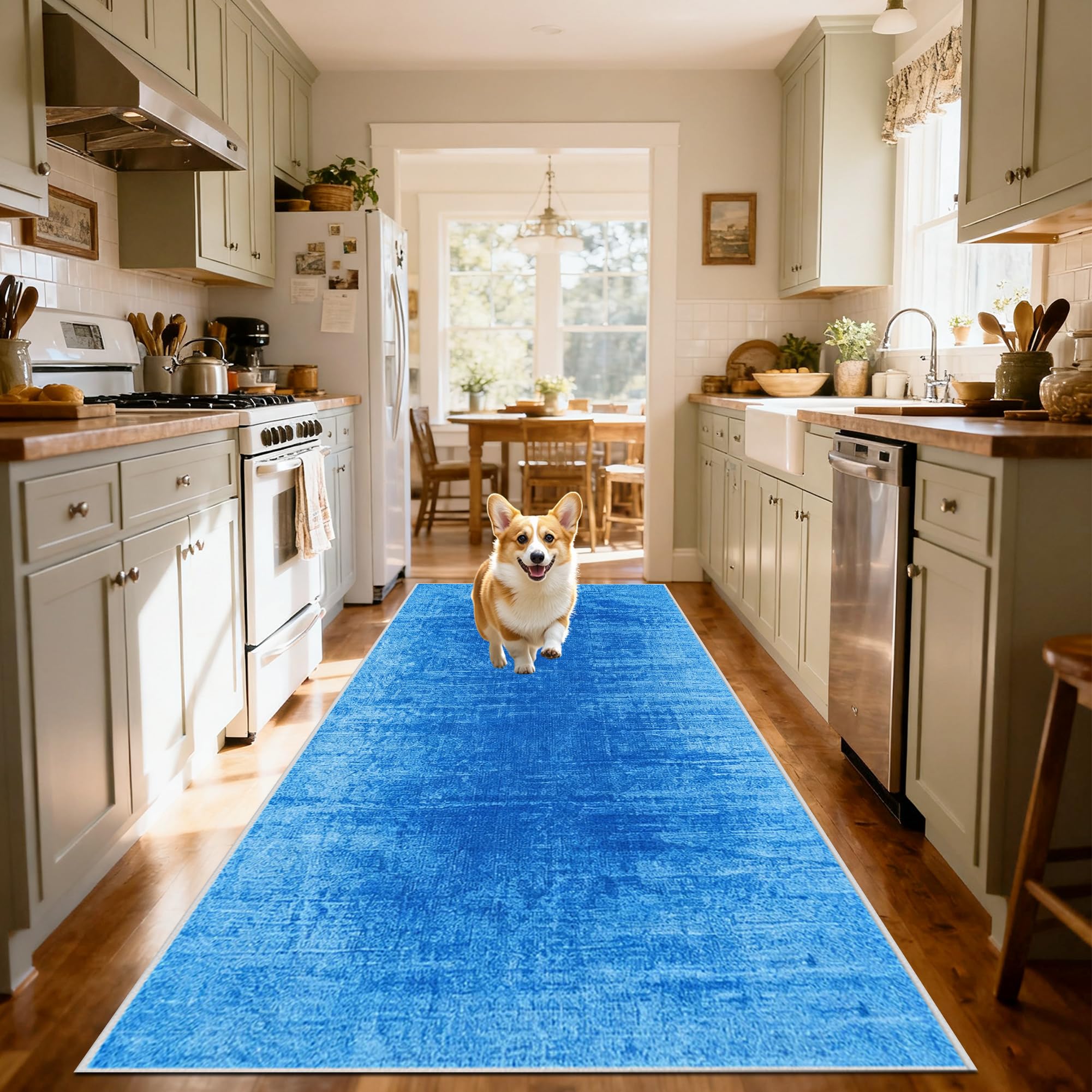 Tapis de couloir antidérapant pour protéger les sols des animaux
