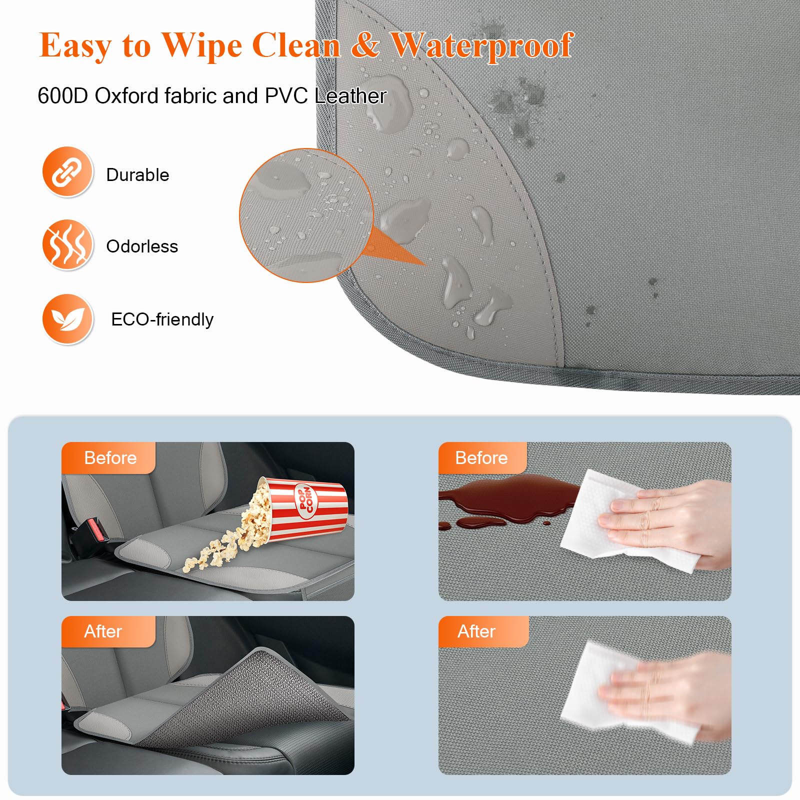 Autositzschoner für Kinderautositz, wasserdichter Stoff Autositzbezug