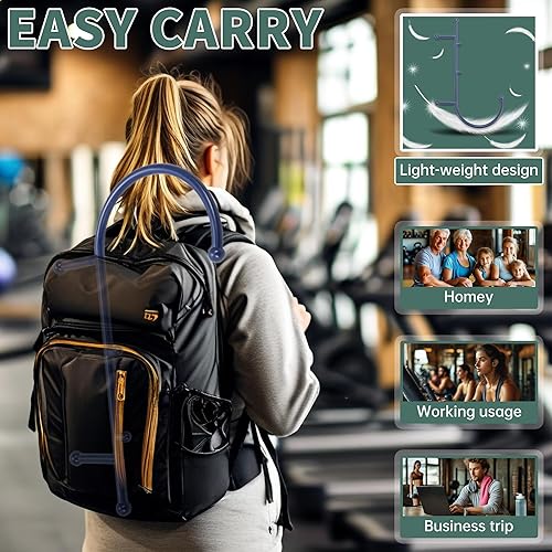 Miniatura 6 de ECOTRIC Masajeador manual azul gancho muscular relajante herramienta auto masaje terapia fibromialgia alivio del dolor para hombros, cuello, espalda