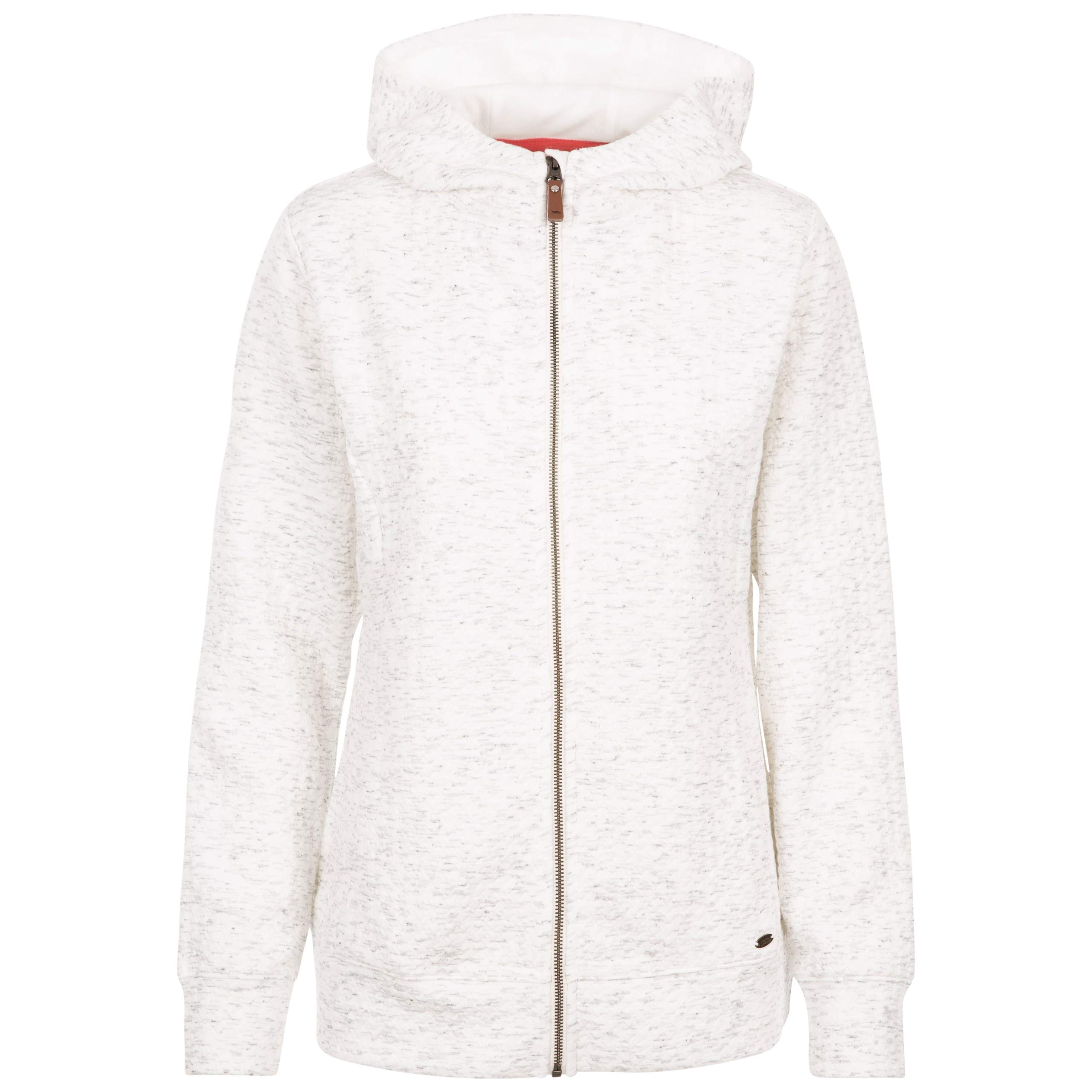 Trespass Women's Teal Mist Hoodie Winnie Full Zip - Jersey Lined Hood, 2 Hand Pockets, 95% Polyester 5% Spandex