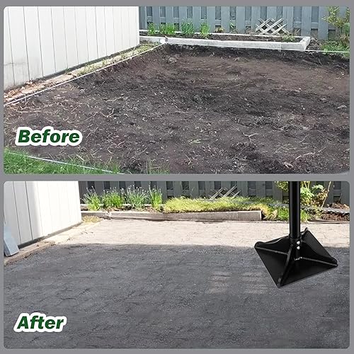Miniatura 5 de Herramienta de manipulación de mano de jardinería de 8 x 8 pulgadas, herramienta de manipulación de aceropisadora de tierraherramienta de