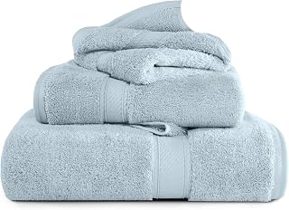SUPERIOR Egyptian Cotton Ultra Plush 3 Piece Set in Light Blue