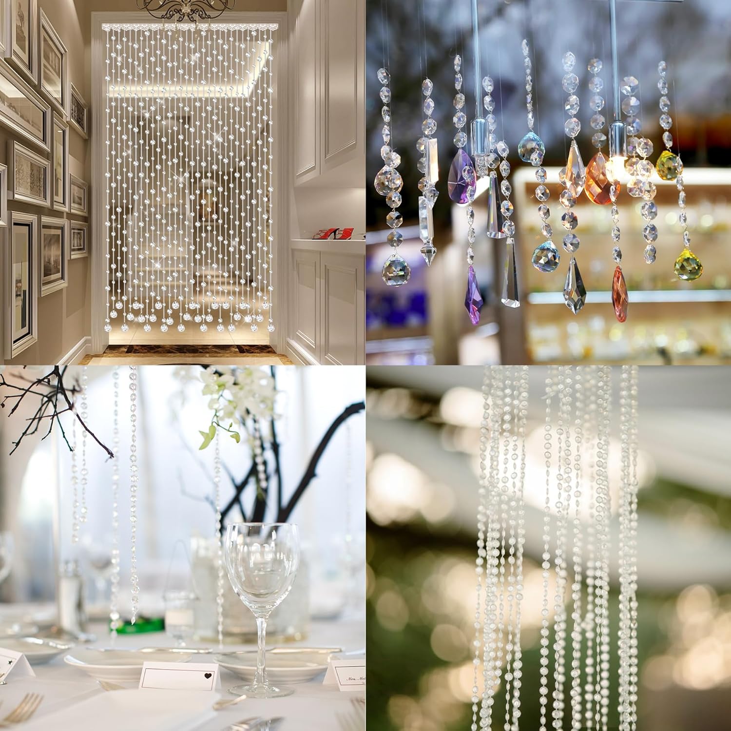 1000pcs Glass Beads for Jewelry Making Colorful Rainbow Craft Crystal Beads with Loose Beads Sparkly Beads for DIY Necklace Bracelet Earring(Red/Pink) - Image 6