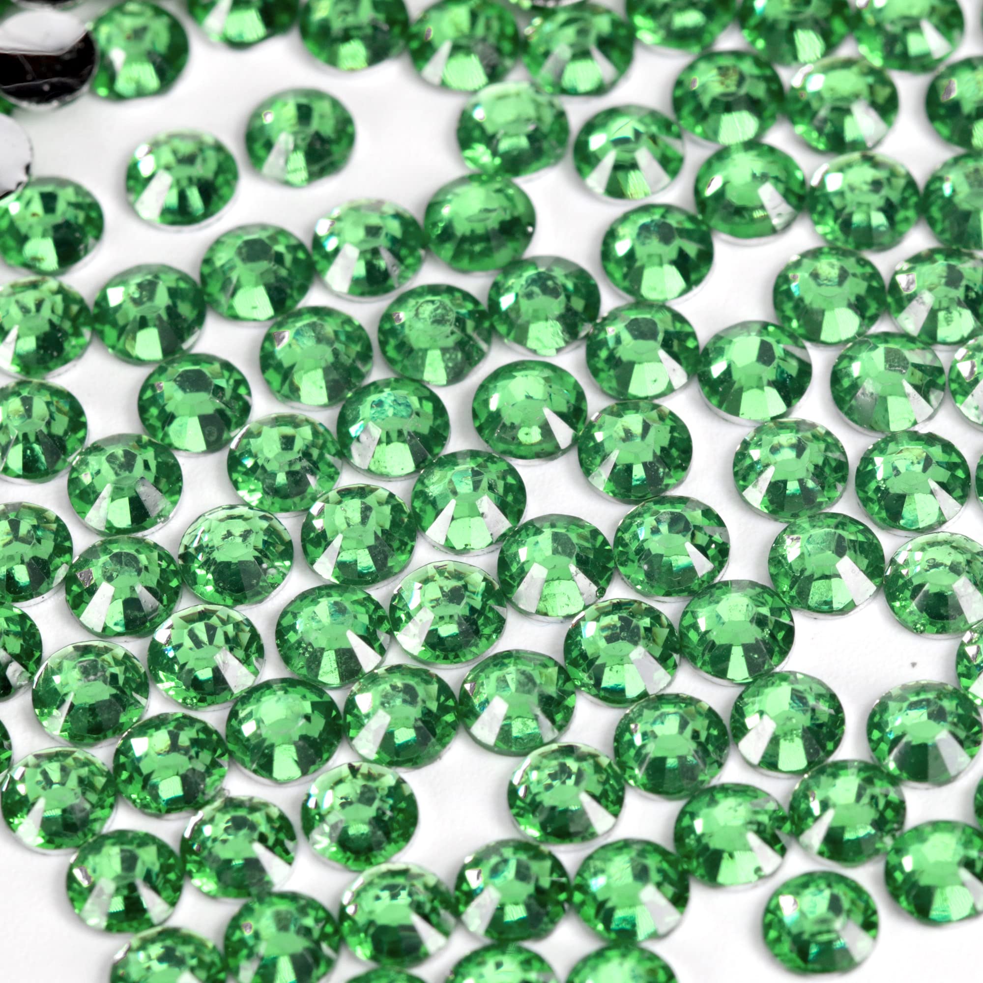 250pcs 6mm Flat Back Non-Stick Rhinestone Crystal Diamantes Nail Art & Craft Scrapbooking Embellishments 90 Available Colours (6mm, AB Clear #A13) — view 66