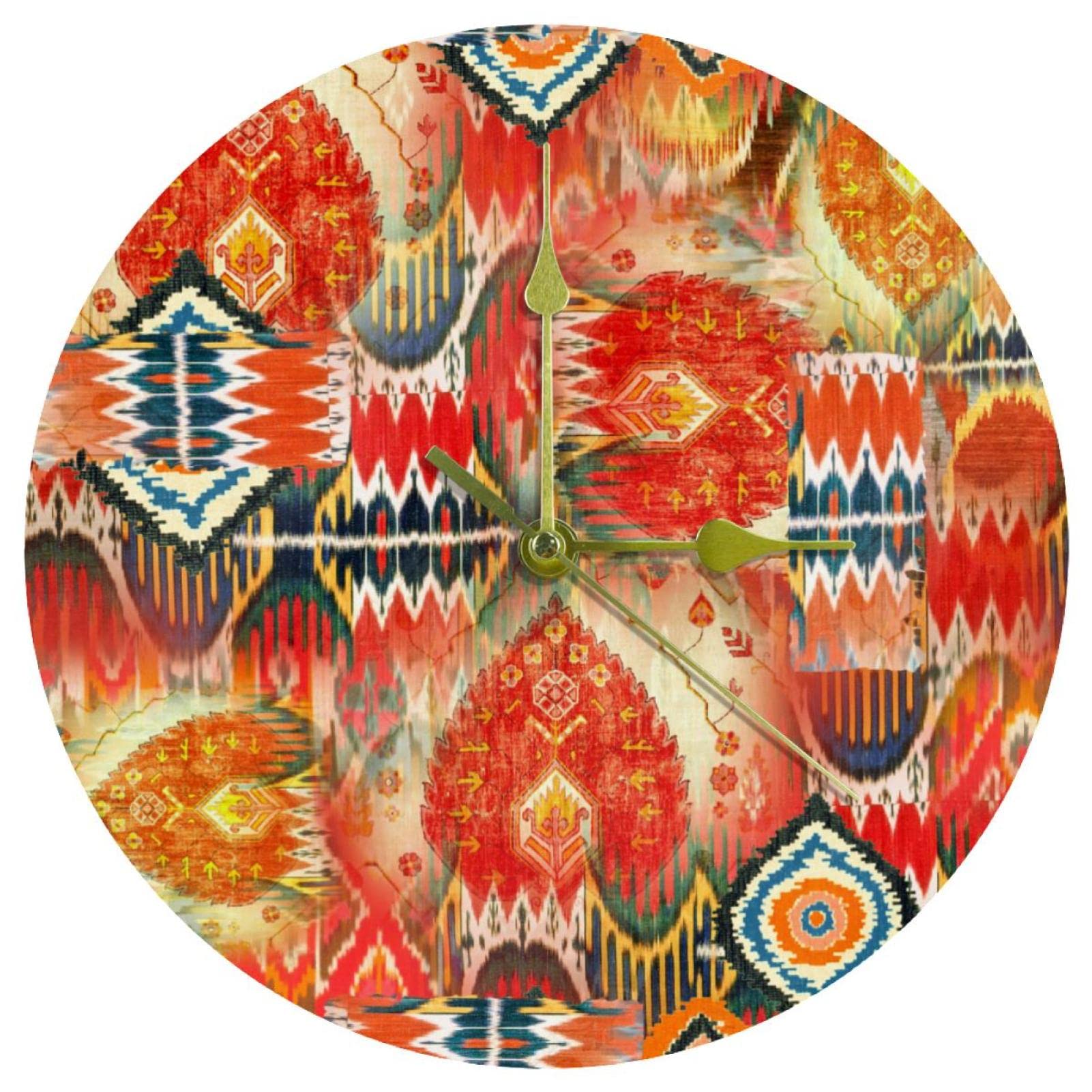 Horloge murale silencieuse sans tic-tac en acrylique de 24,8 cm pour bureau