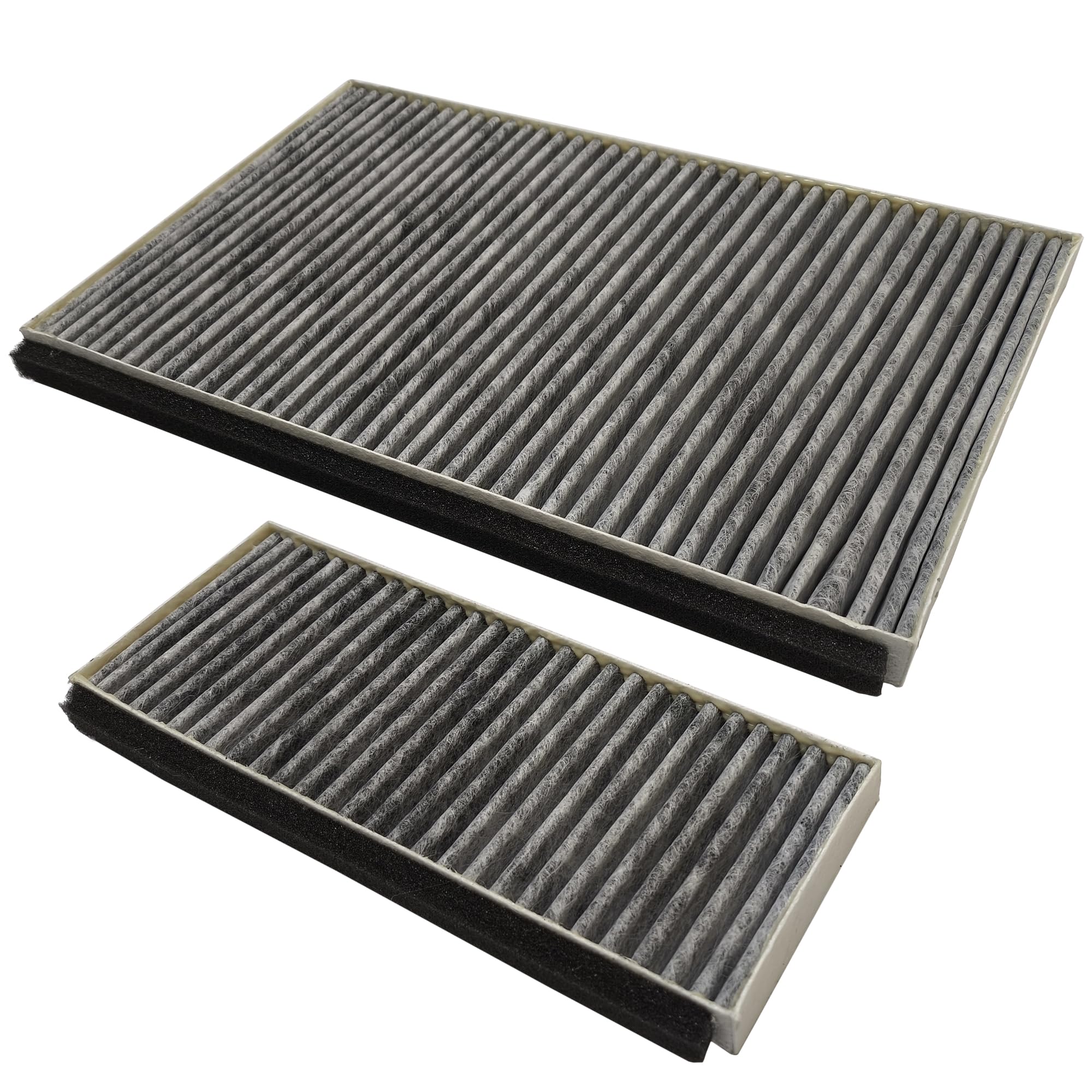 VIOKS 2x Aktivkohlefilter Abzugshaube Ersatz für Bosch Siеmens 11041790 | Geruchsfilter Heckfilter, Clean Air Filter, Ersatz für Neff Constructa 11018700 DWZ0AK0A0 Z51AIA0X0, für Dunstabzugshauben