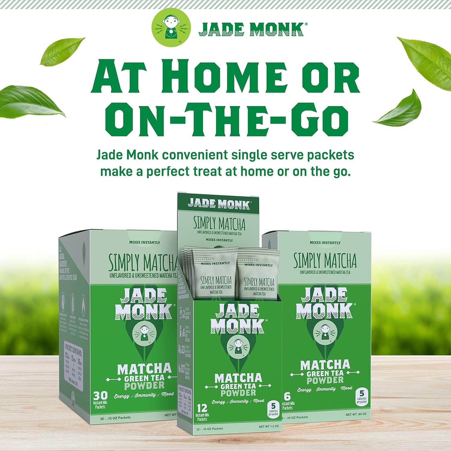 Matcha Green Tea Powder Packets – Simply Matcha 30 Pack, All Natural