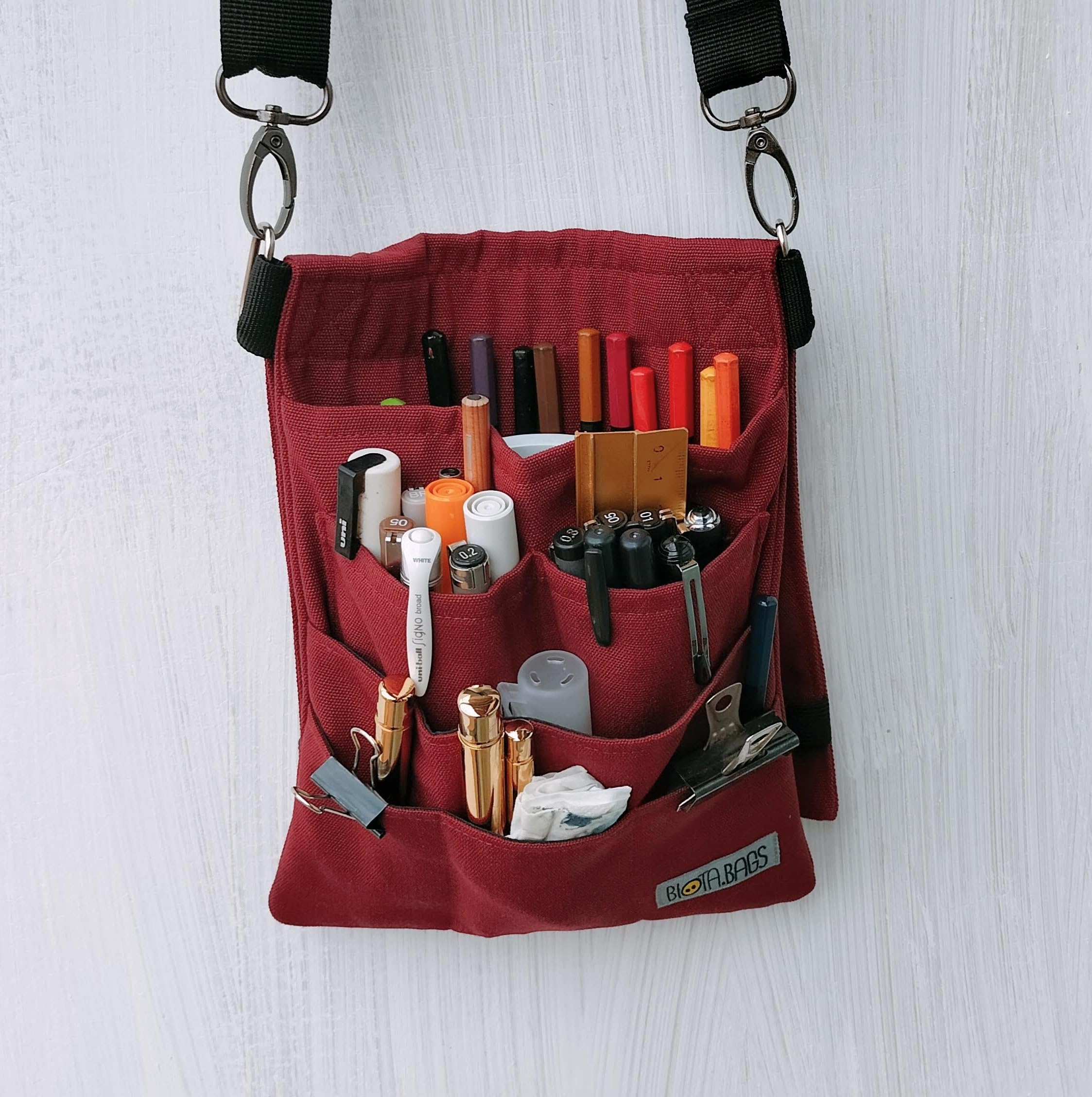Bolso-Riñonera Urban Sketcher, Bolsa de Dibujo para Cuaderno A5 y Pinturas, Organizador de Arte Portátil de Tela, Regalo para Artistas