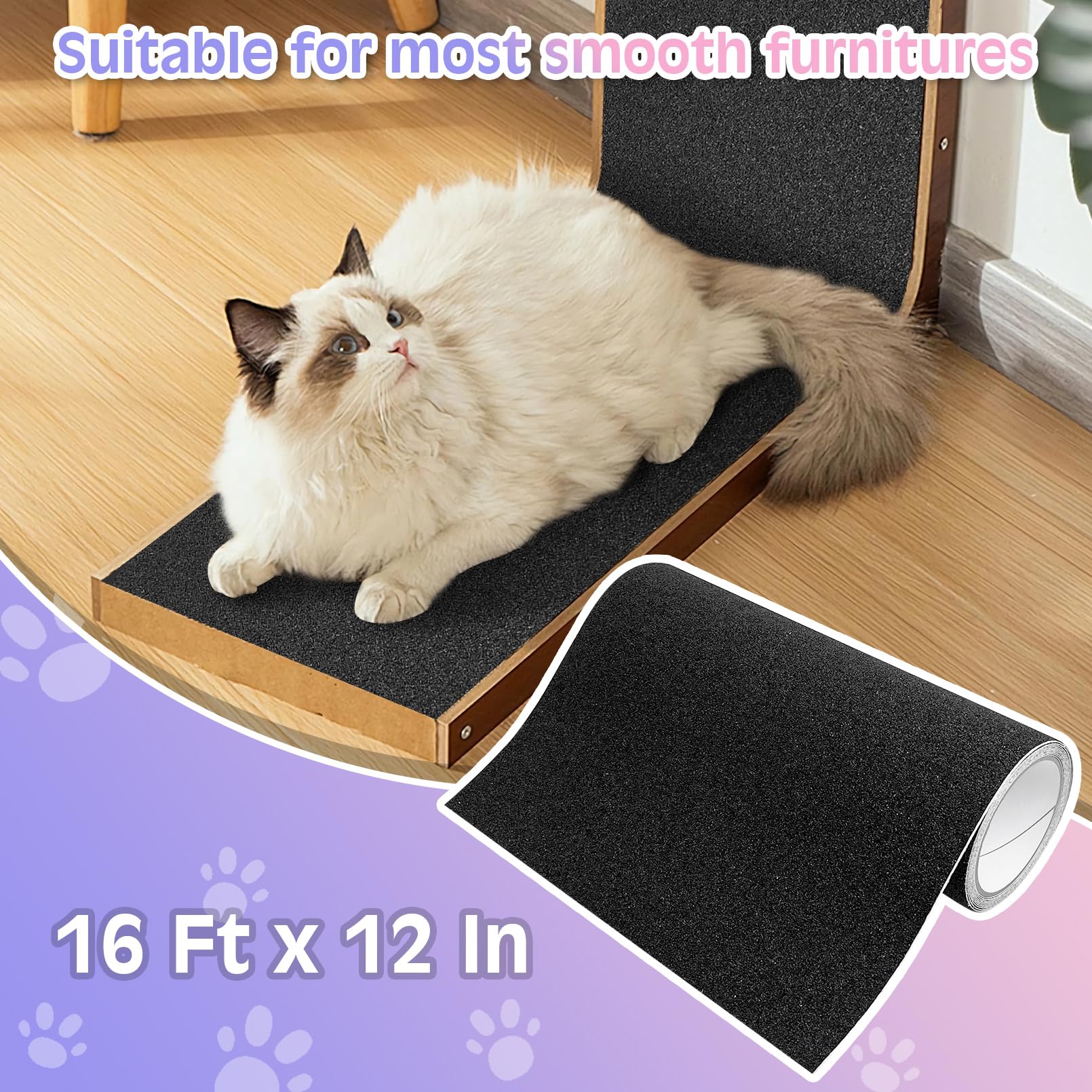 Cat Scratch Pad SHIBA-Pet Nail Self Adhesive Replacement Emery