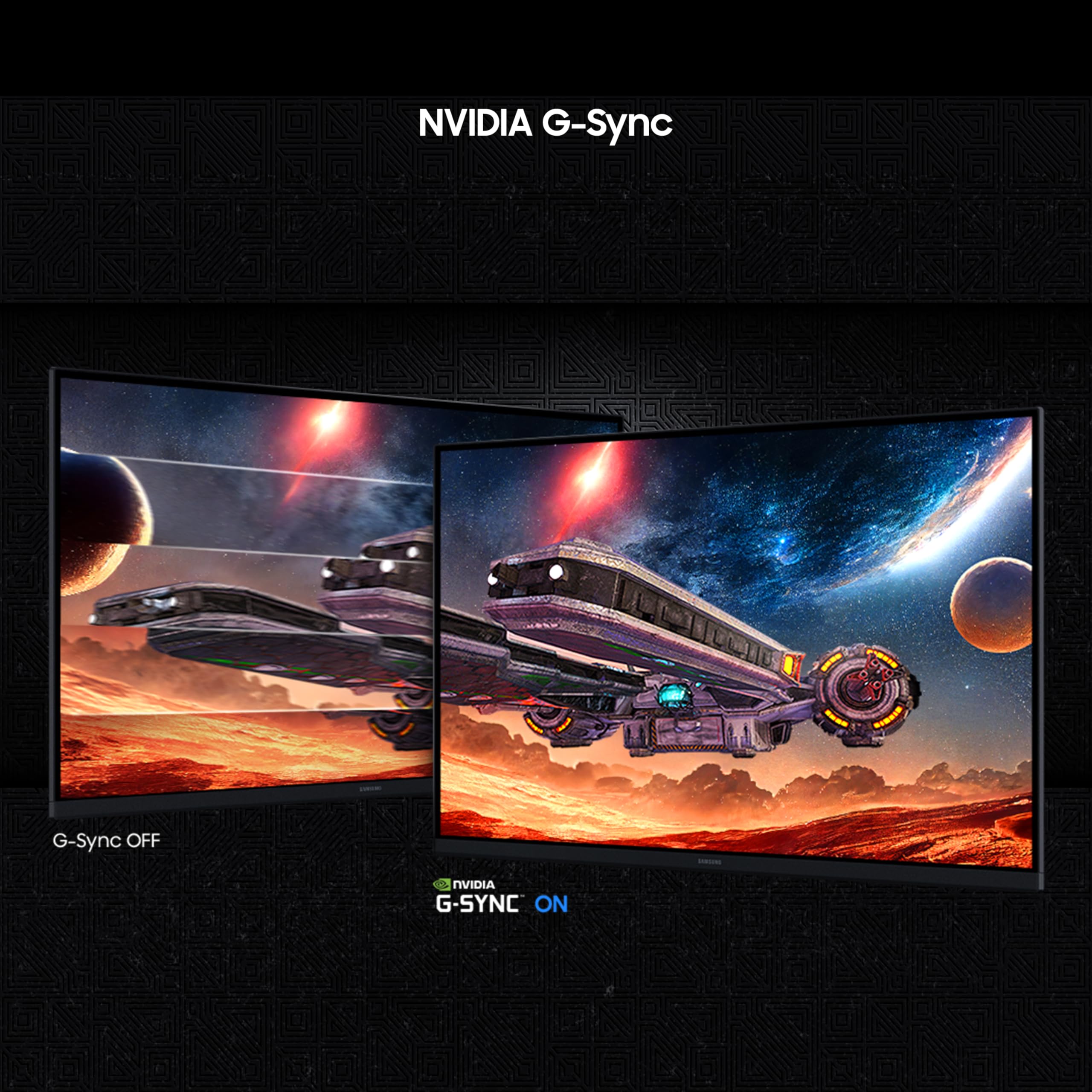 Samsung 32" Odyssey G5 Fast IPS Gaming Monitor|QHD 2560 x 1440|180 Hz|1ms|300nits|HDR10|AMD FreeSync|G-Sync|Ports-DP,HDMI,Headphone|Height-Tilt-Swivel-Pivot Adjustable Stand|LS32FG502EWXXL|Black — Amazon image 5