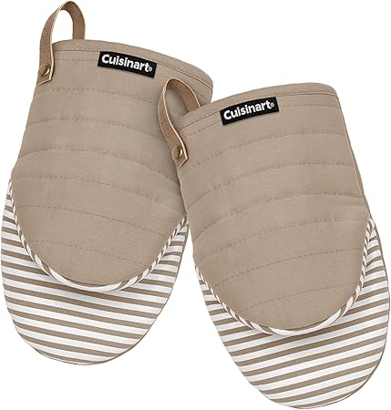 Cuisinart Mini Oven Mitts – 5.5” x 8” Heat-Resistant Kitchen