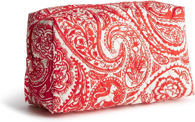 Necessaire grande de algodão Vera Bradley