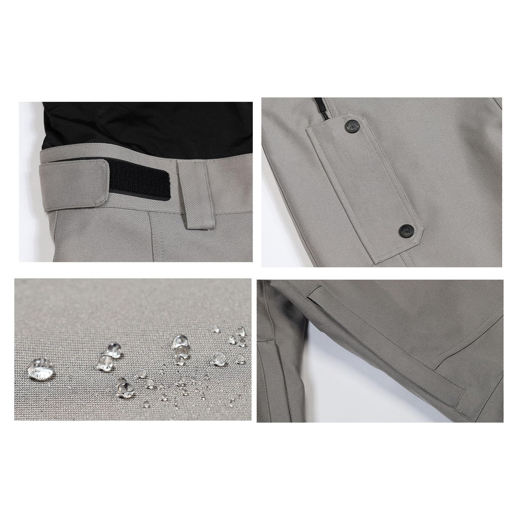 Yytcsjz Tuta Da Sci In Due Pezzi, Completo Invernale Da Uomo In Caldo Peluche Con Cappuccio Per Tenere Al Caldo Giacca E Pantaloni, Set Di Tute Da Sci Spesse E Isolate, Per Lavoro All'aperto