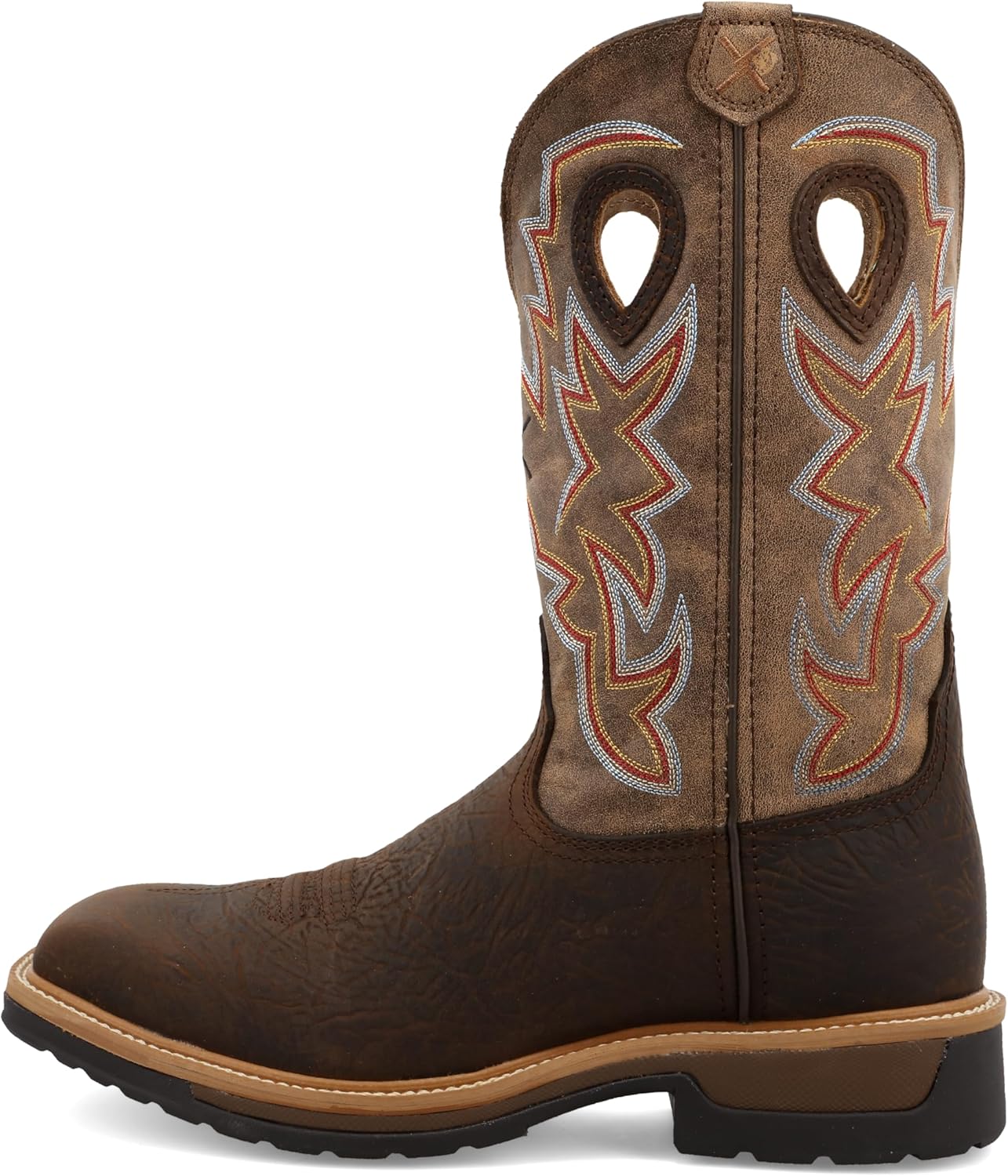 Twisted X Mens Lite Cowboy Taupe/Bomber Workboot - Image 4