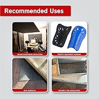 Vista 5 de The Felt Store Fieltro industrial F-26 - 72 pulgadas de ancho x 1 pie de largo x 1/8 pulgadas de grosor - Fieltro prensado SAE para la industria