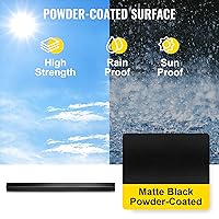 Vista 4 de VEVOR Balaustres de cubierta, husillos de cubierta de metal de 32 x 0.75 pulgadas, paquete de 101 balaustres de escalera con tornillos, barandilla