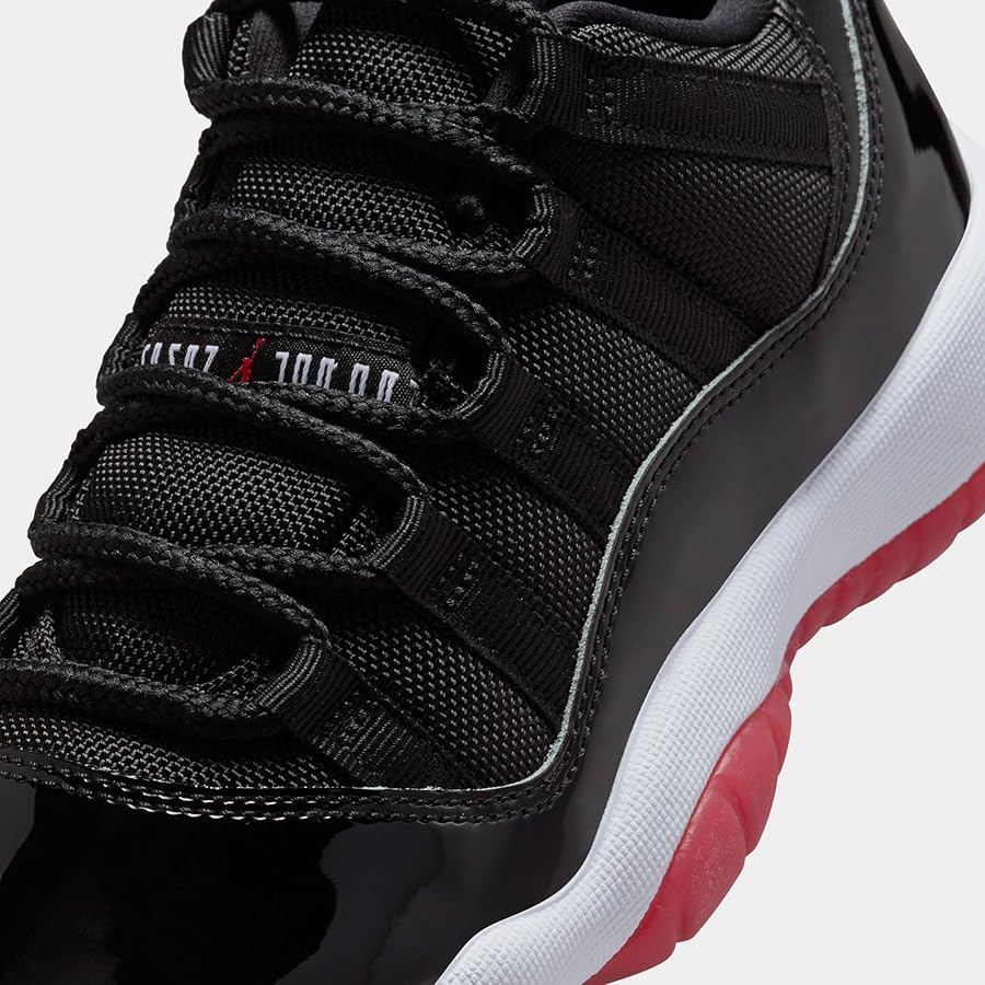 Amazon.com | Air Jordan 11 Retro Low Bred Grade School Lifestyle