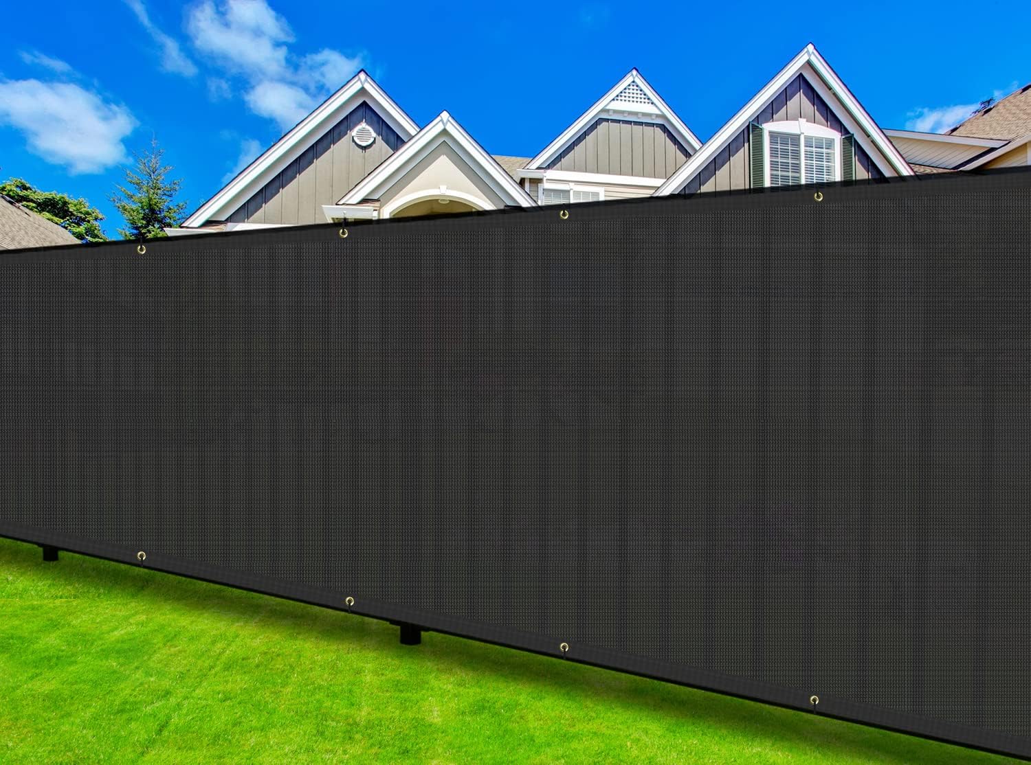 Coarbor Privacy Fence Screen Privacy Fence with Grommets