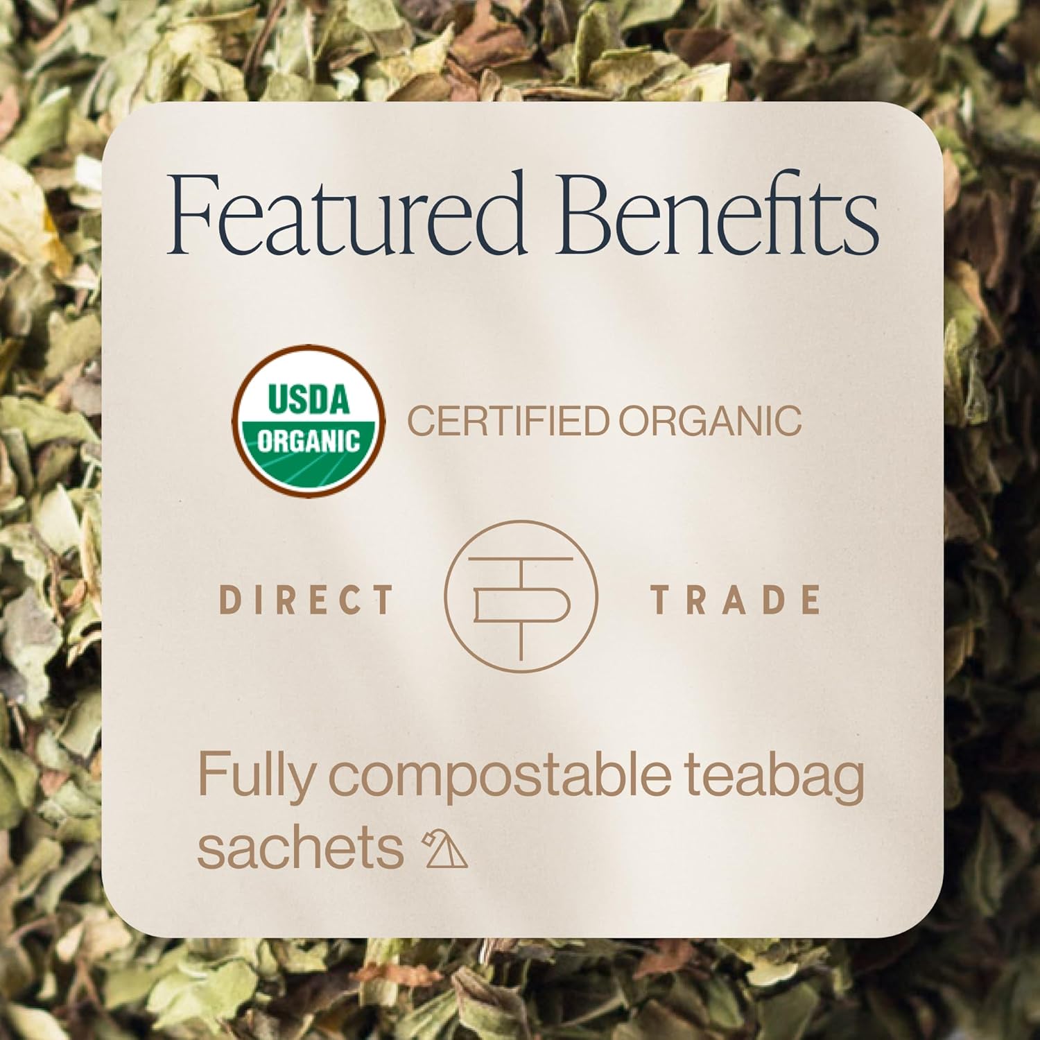 Rishi Tea Peppermint Herbal Tea - Organic, Caffeine Free Sachet Bags, Calming Sweet & Cooling Pure Peppermint Leaves - 50 Count - Image 2