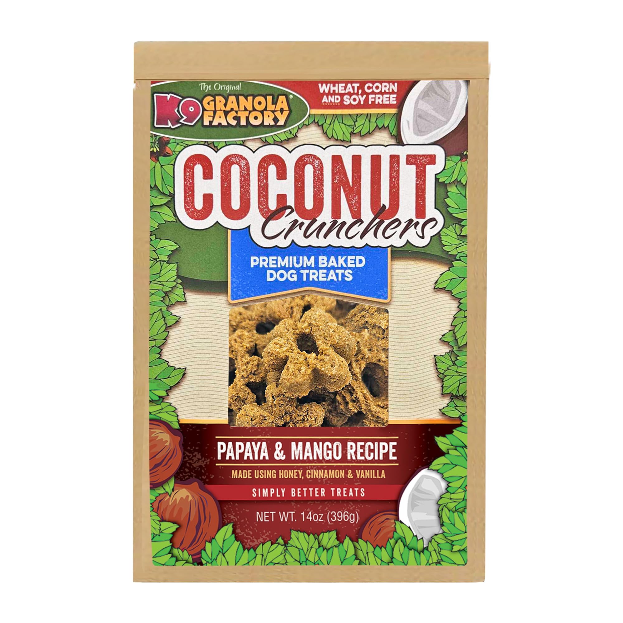 K9 Granola FactoryPapaya And Mango Coconut Crunchers 14 Oz