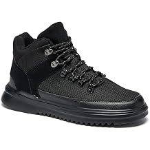 OrthoComfoot Mens Orthopedic Hiking Boots, Water Resistant Outdoor Walking Shoes for Plantar Fasciitis, Light-Weight Casual Sneakers for Ankle and Foot Pain Relief