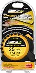 Johnson Niveau & Outil 40-1425 25' x 1" Auto-LockTM Inch/Metric Power Tape