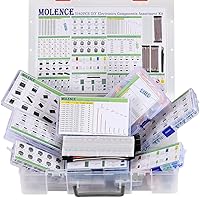 Vista 1 de 5162pcs DIY Electrónica Componentes Kit Surtido, Resistores, Inductores, Condensadores, LED, Triodo, ICS, Diodos, PCB, Potenciómetro, Cabecera