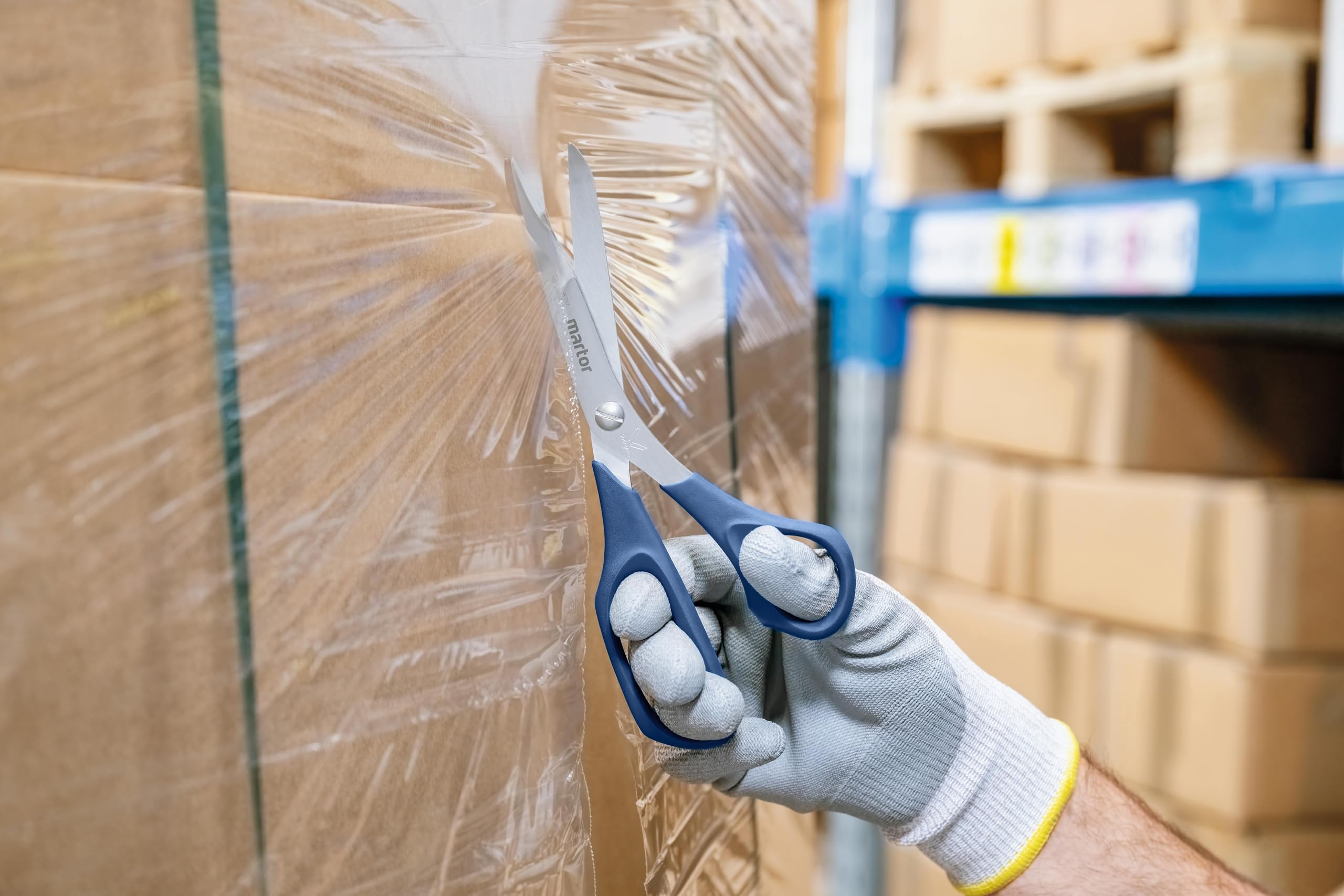 MARTOR Forbici di sicurezza Rilevabili al metal detector SECUPLUS 567 MDP di, appositamente sviluppate per l'industria alimentare