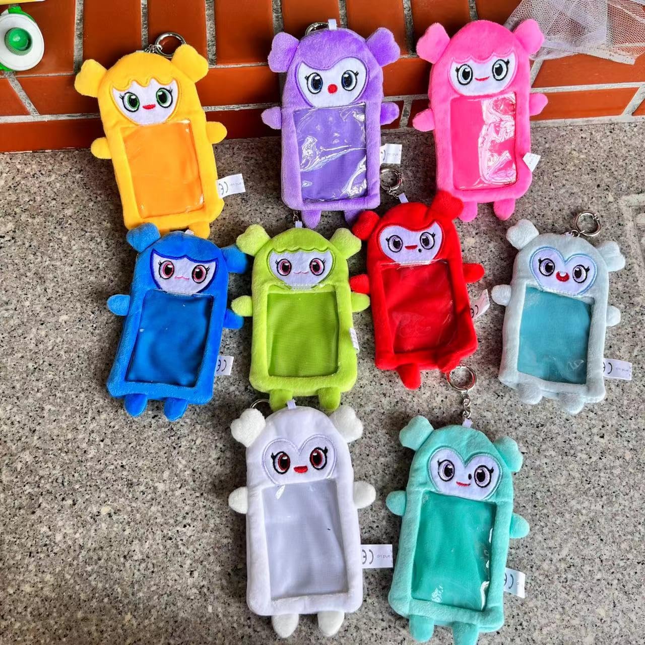 TWICE Photocard Holder With Keychain 'ONCE' Plush Photo Case