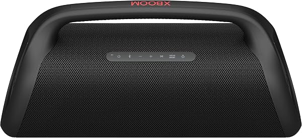 LG XG9QBK.DUSALLK Bocina Bluetooth portátil Go - Iluminación de escenario y batería de hasta 24 horas, Negro (Renovado)