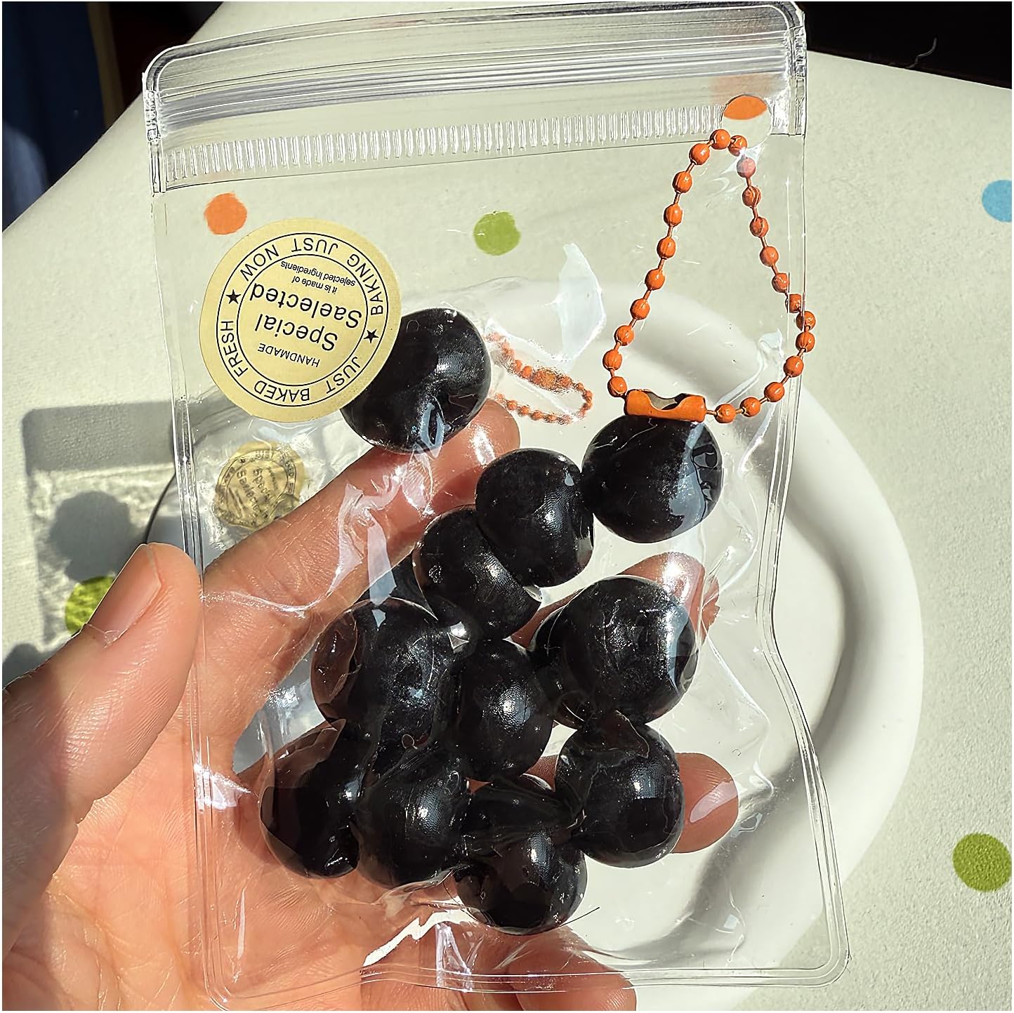 Taba Squishy Fruits,Stress Ball,Kawaii Squishies PVC Toys,Stress Relieving Fur Ball Packaging Gifts|Squishy Fidget Toys for Anxiety&Relaxation|Perfect Desk Accessory for Adults (2bags Blueberries)