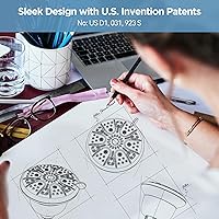 Vista 5 de MakeFit Filtered Shower Head with Upgraded Activated Carbon Filter - High Pressure Shower Head with Hard Water Softener - 7 Settings Bathroom Rain