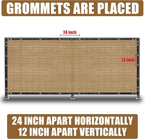 Miniatura 30 de Black 4FT X 50FT Outdoor Privacy Screen Fence & Mesh Shade Net Cover, Ideal for Garden and Backyard - Enhances Privacy for Fencing & Chain Link