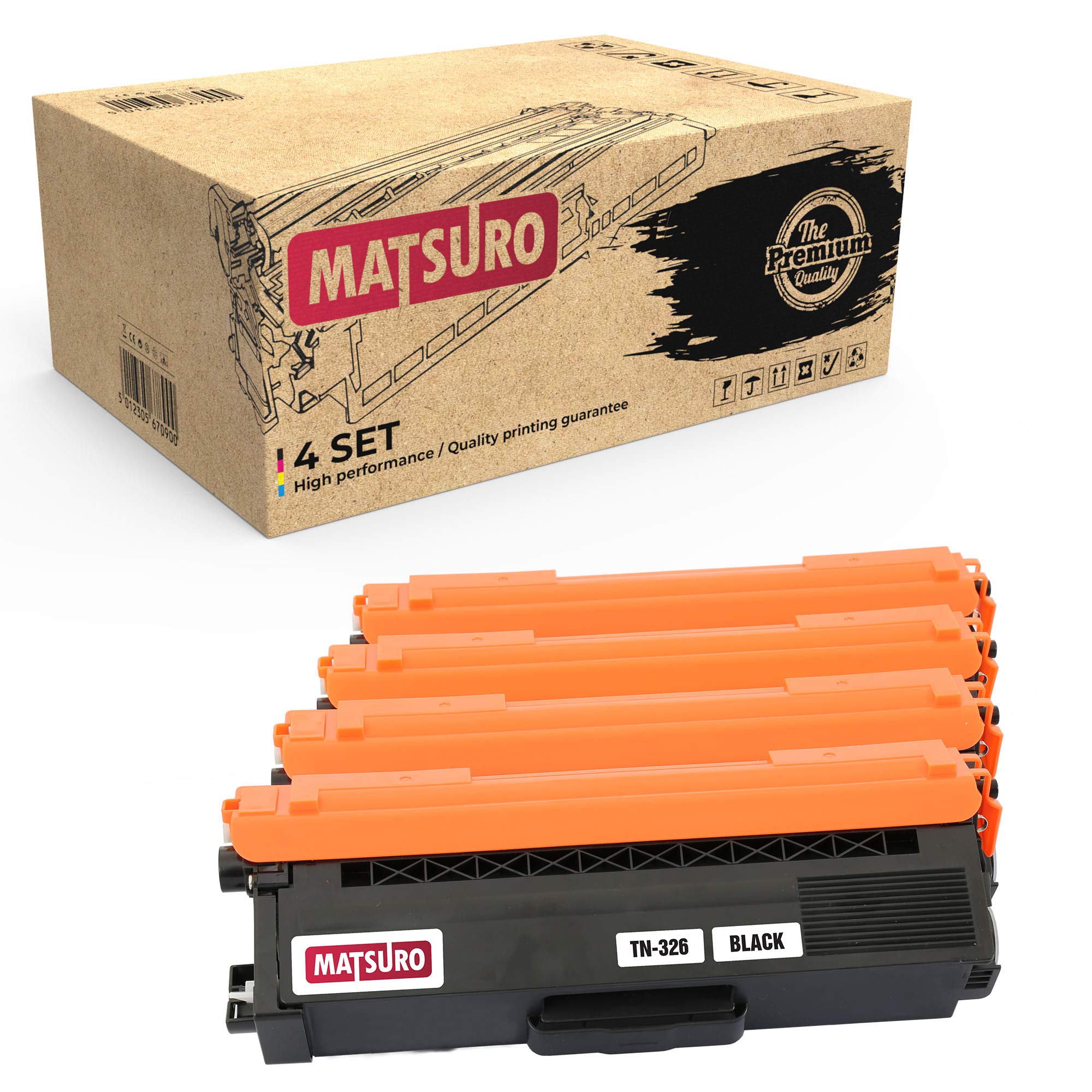 Matsuro Original | Compatible Toner cartridge Replacement for BROTHER TN-326 (1 SET)