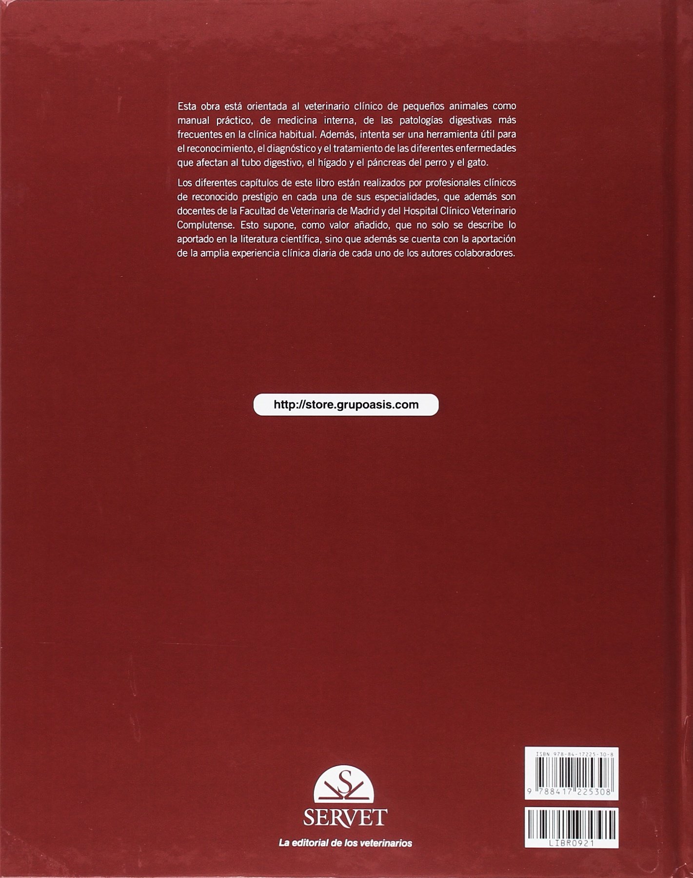 Manual de gastroenterología clínica en pequeños animales (SERVET)
