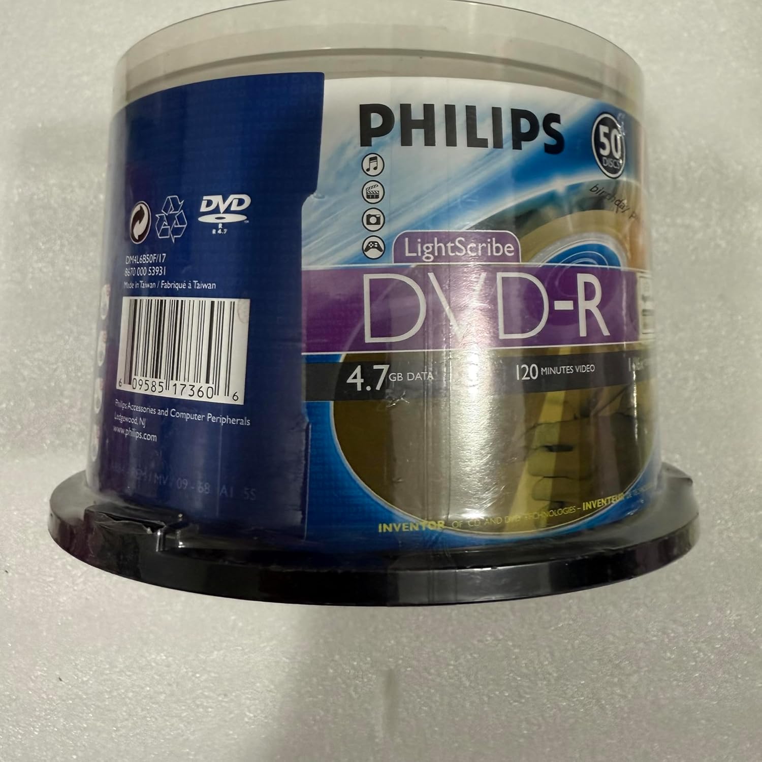 INTERWEB Replacement for Philips LightScribe DVD-R 16X 4.7GB 50PK Spindle