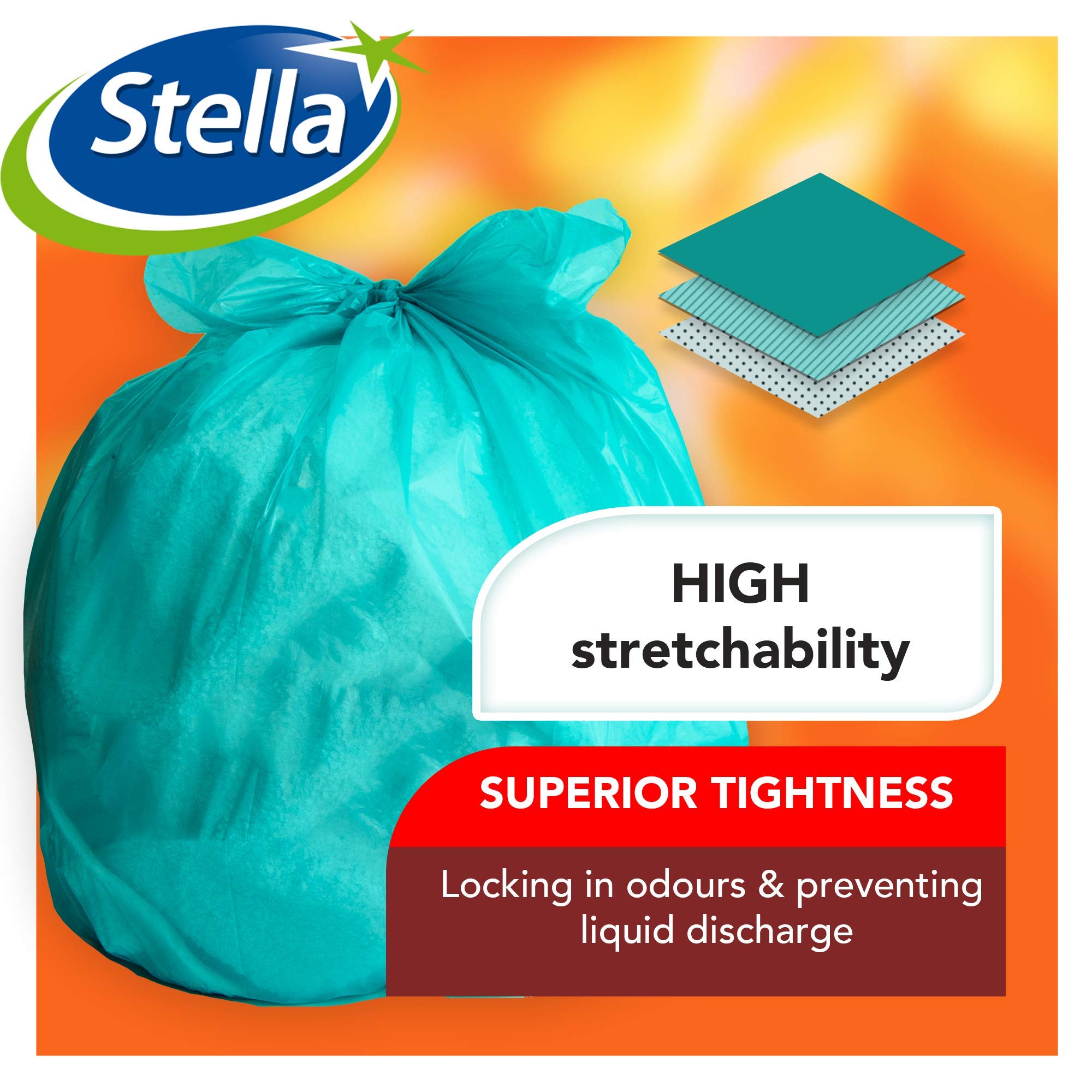 Stella pack Müllbeutel Bundle 60l und 35l Reißfest