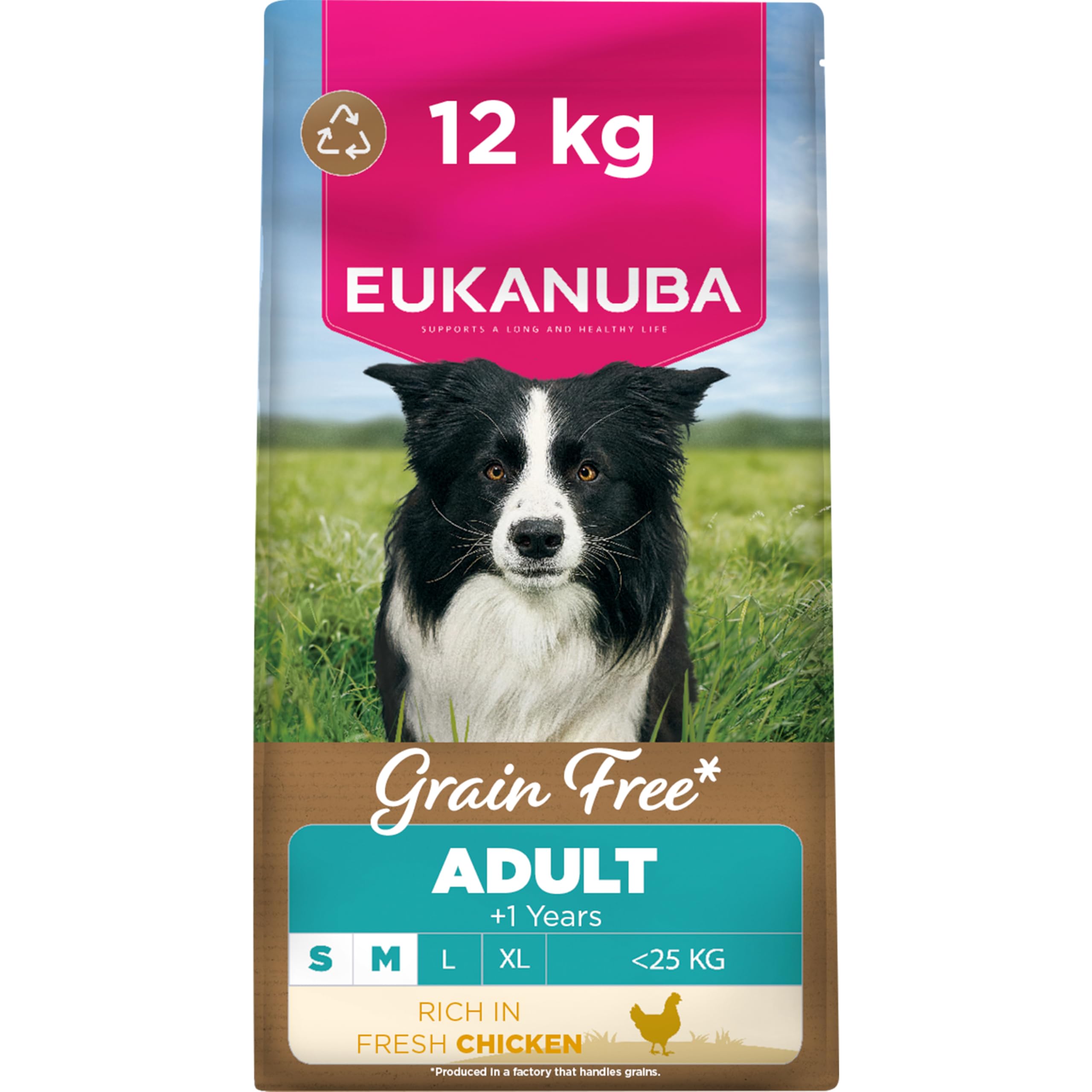 Eukanuba Grain-Free Adult Small & Medium Breed Chicken - 12Kg