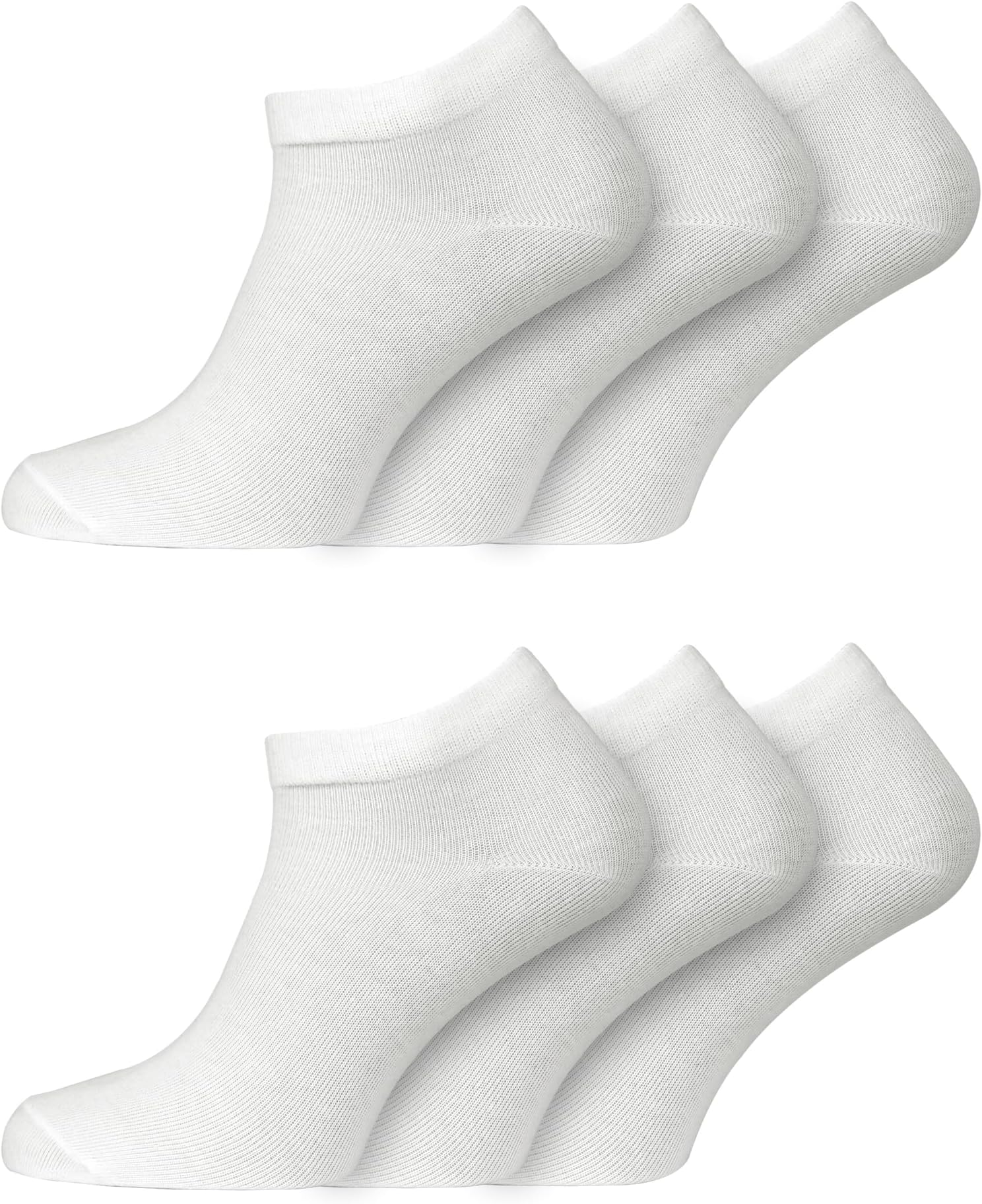 Socksmad6 Pairs - Trainer Cotton Sports Ankle Socks for Men Women Breathable Durable Athletic Socks Running Socks - UK Size 6-11